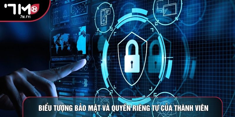Biểu tượng bảo mật và quyền riêng tư của thành viên