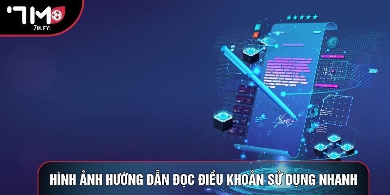 Hình ảnh hướng dẫn đọc điều khoản sử dụng nhanh